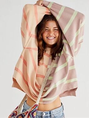 Free People Uptown Stripe Pullover
Sweater Size S
